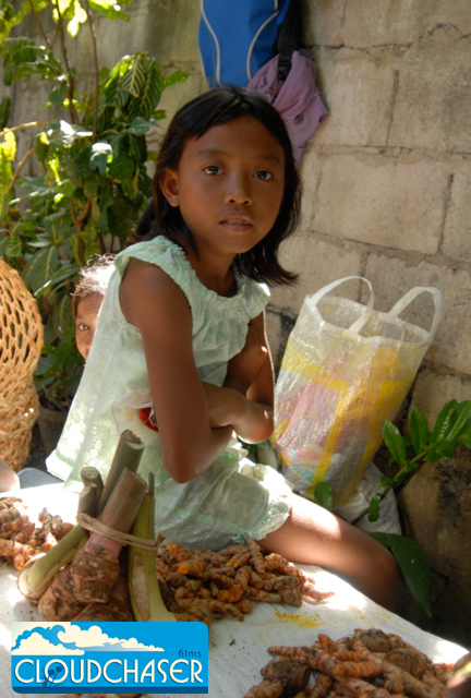 David Mallin - Young girl in Negros Market