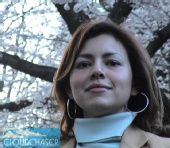 David Mallin - Milena with Cherry Blossoms