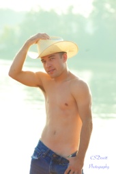 CSDewitt Photography - Alex - Cowboy at the Lake