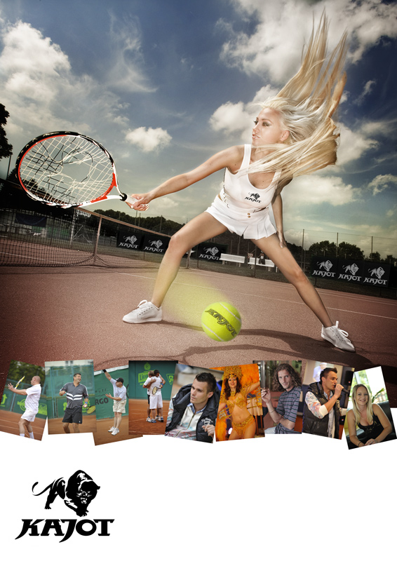 Eva - Tennis ad for tennis competition in Praha, CZ