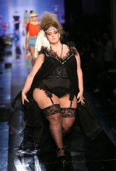 Velvet - Modeling in Paris for Jean Paul Gautier