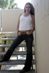 Meg Spain - Full Shot - Stairs