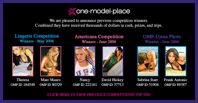 Sabrina Starr - OMP-Ujena Photo Winner- Sabrina Starr 