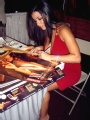Maura - Oliveros Cigars Poster Signing