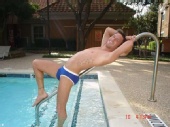 Gregorie Rian - pool pose