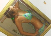 Kimberly Ann - Bikini thru a mirror