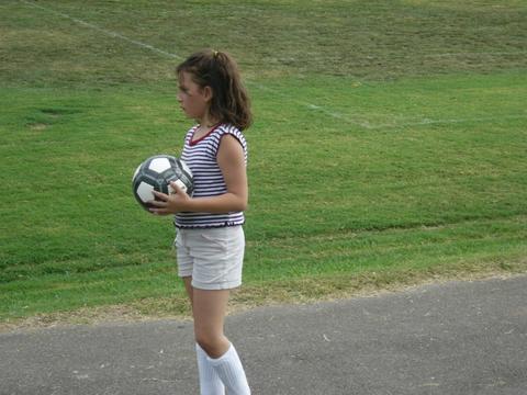 Chey - Cheyenne at her Soccer Practice.