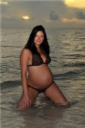 Mindy Maria - Pregnant in a bikini