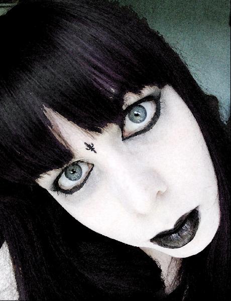 faeriehead - gothic headshot effects in photoshop