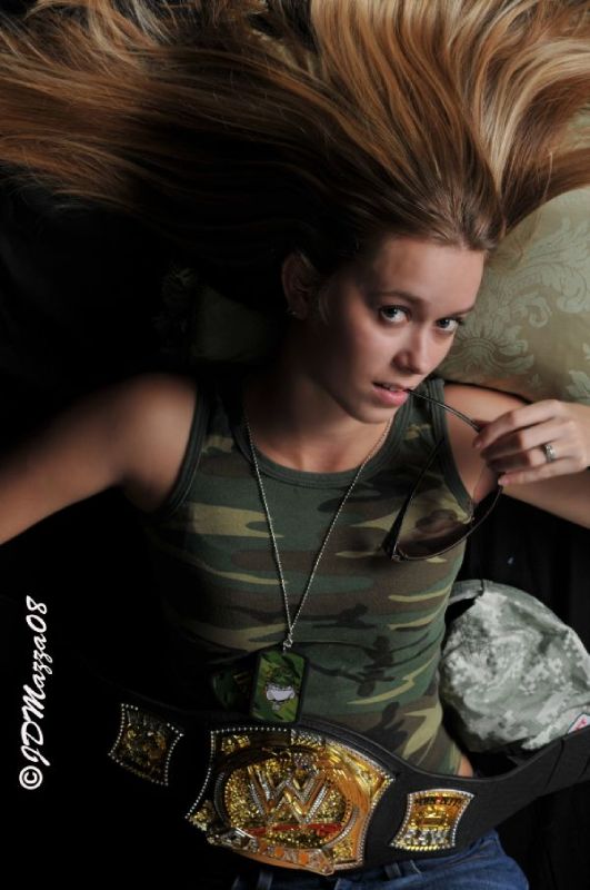 Kathy Thompson - WWE Diva!  J/K