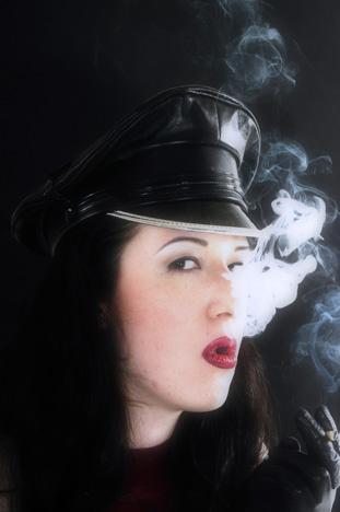 Anna Valentina - Anna Valentina Smoking Fetish Headshot