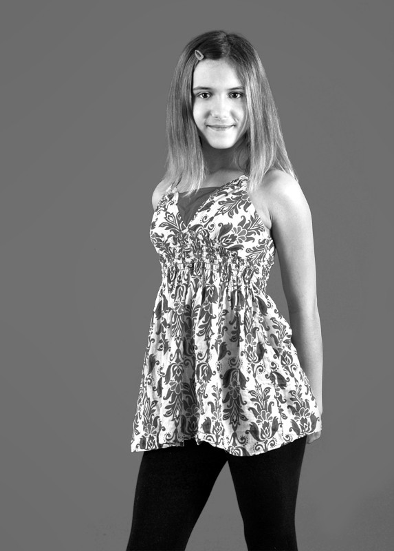 Erica - in Black and White
