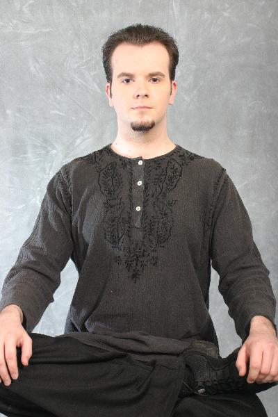 Lawrence Griffin - half-lotus pose