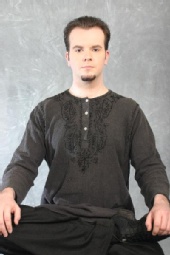 Lawrence Griffin - half-lotus pose