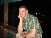 Josh - sitting on the dock