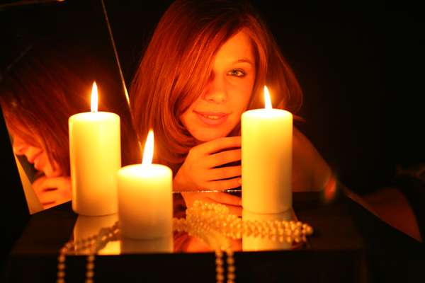 Stacie Snow - candle lighting