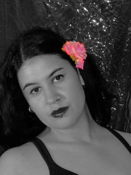 Helvete Magdalene Fatale - B&W Headshot