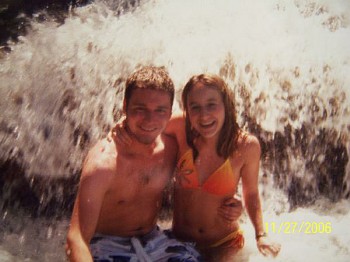 Ash - Me and mike in Jamaica