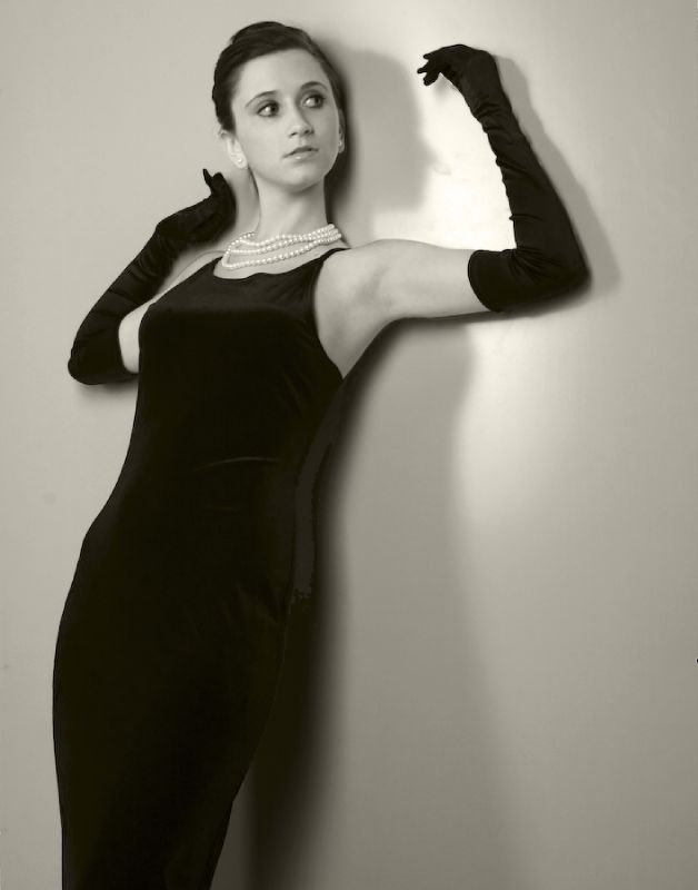 Michelle - against the wall