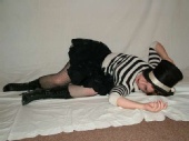 Courtesan - Goth Girl fall down