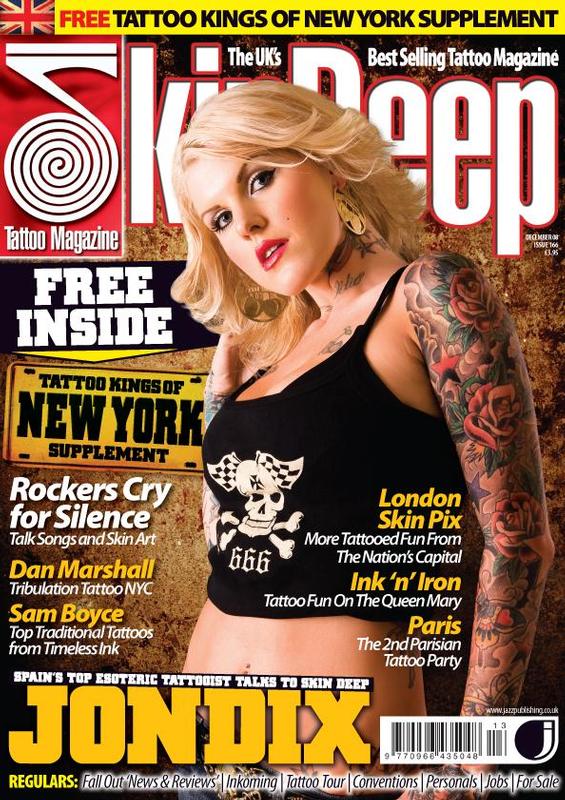 Jessie DeVille - Skin Deep Magazine Cover