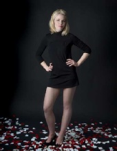 Rachel - Rachel in black dress
