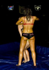 Kattie Lynn - KQRS Oil Wrestling