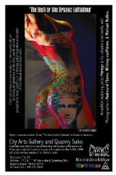 Bernadett - Poster and Magazine ad for Art show