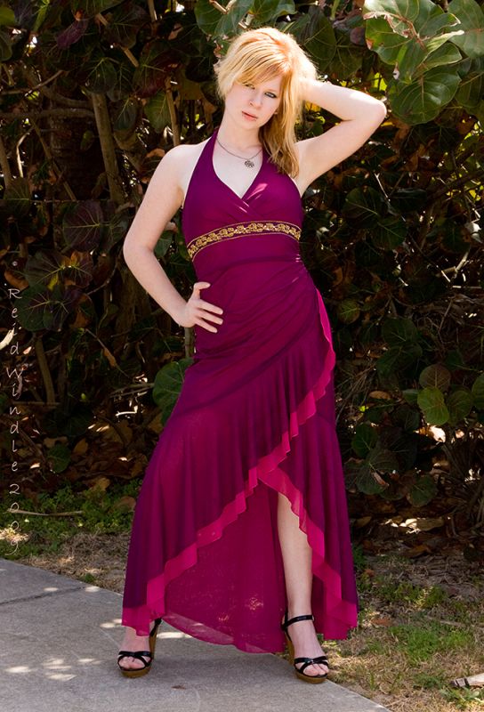 Ginger - Purple Dress