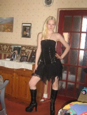 angel - black dress