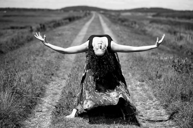 Emily Griffin - backwards on the marsh road
