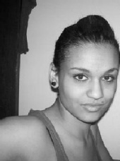 jungle julia - black an white head shot