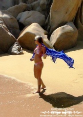 Amber Lee - Blue Cape