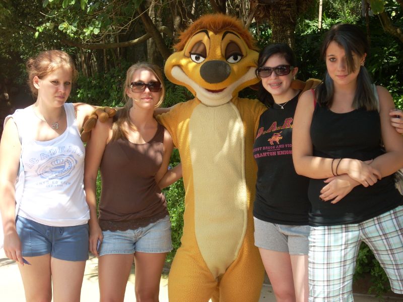 Jenny - ME at Disney world left of Timone