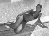 Liliana Marques - Black & White Bikini Shot 