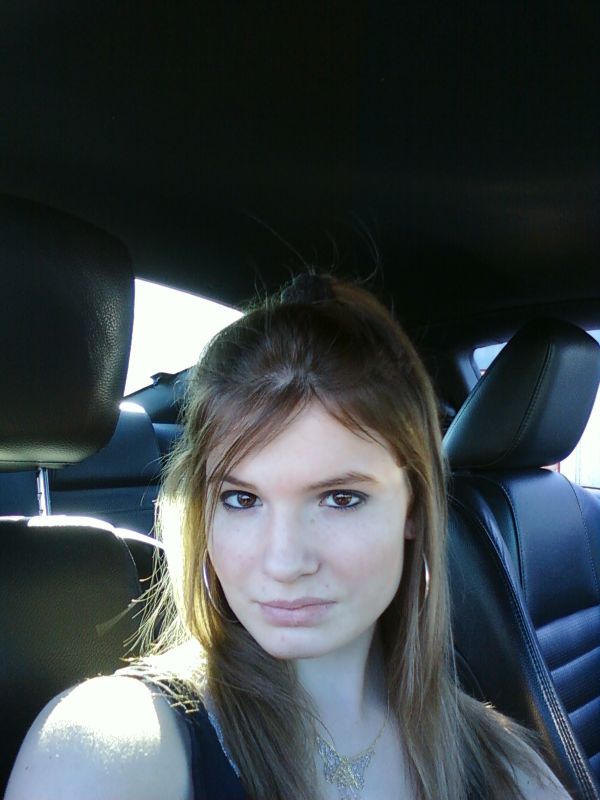 Jessica - out riding in car