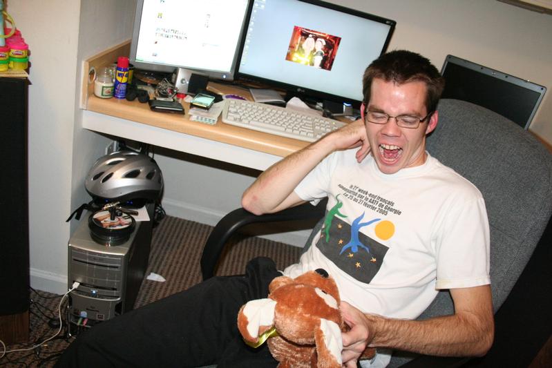 Boshaft - Me eating a teddy bear!