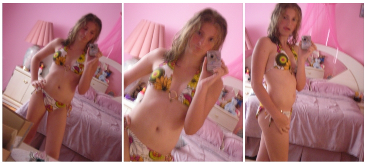 Cassie - bikini (front & side)