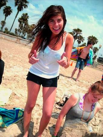 CATlyn! - Me at the beach:)