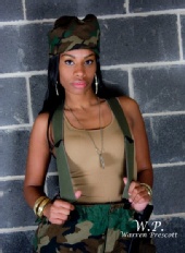 BRANAE` KERSEY - military theme photo shoot