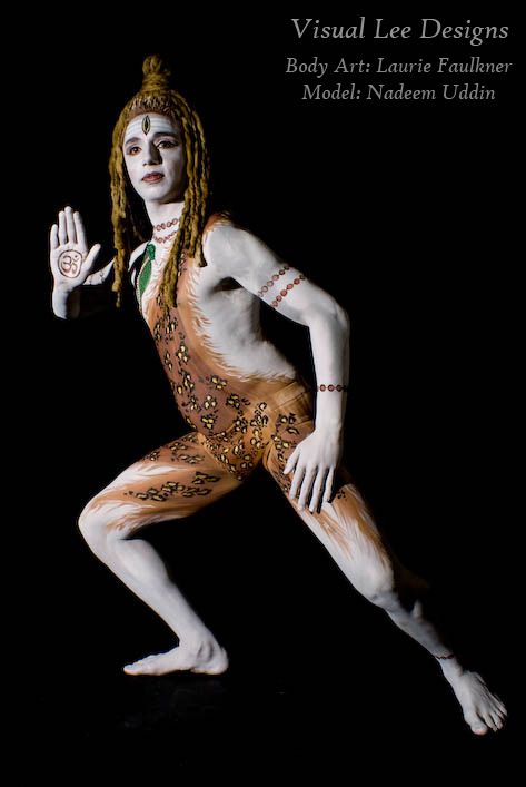 nads_uddin - body painting- Lord shiva