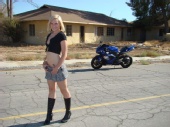 kthurman05 - School girl with R1 motorcycle