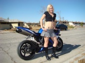kthurman05 - school girl with R1 motorcycle