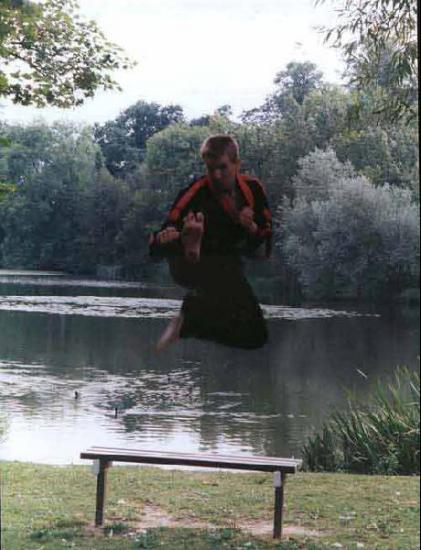 Aaron R Bannister - Flying Over Bench