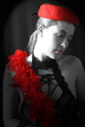 sammi - Red had and Boa