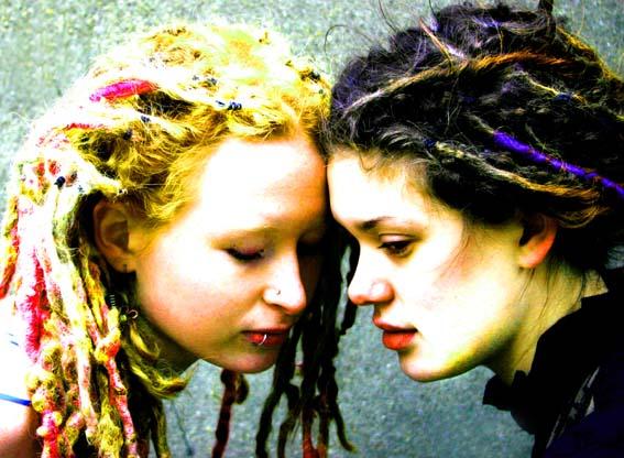 Joanne Lausch - Cold Noses; me on right obviously...