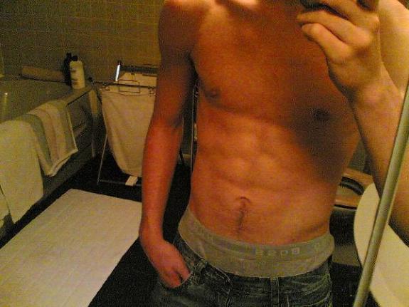 Murray - topless in my jeans