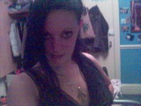 blackrose - modelling a see through night dress