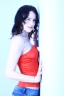 Jasmine Templar - Red Bustier, Blue Jeans
