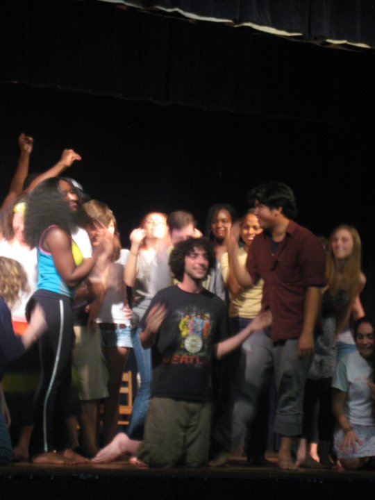 Carlo-Rufino Sabusap - "Tribe Member" in HAIR, Rehearsal